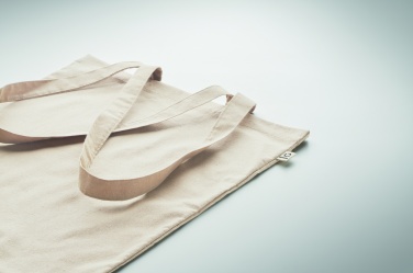 Logo trade corporate gifts image of: Recycled cotton shopping bag