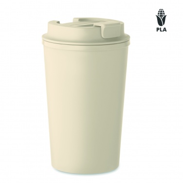 Logo trade promotional products image of: PLA double wall tumbler 350 ml