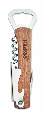 Logotrade promotional merchandise image of: 3 in 1 bamboo bottle opener WOOL