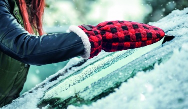 Logo trade promotional giveaways picture of: Quilted ice scraper glove