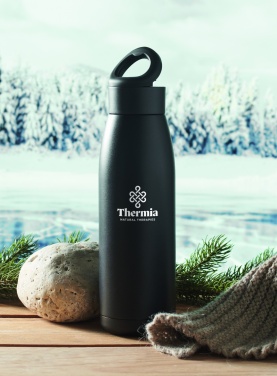 Logo trade promotional items image of: Heat-cool double wall bottle