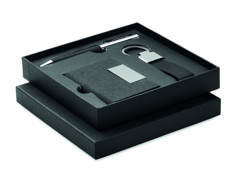 Logotrade business gift image of: 3-piece gift set in a gift box with customizable printing