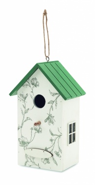 Logo trade promotional gift photo of: Bird house in plywood