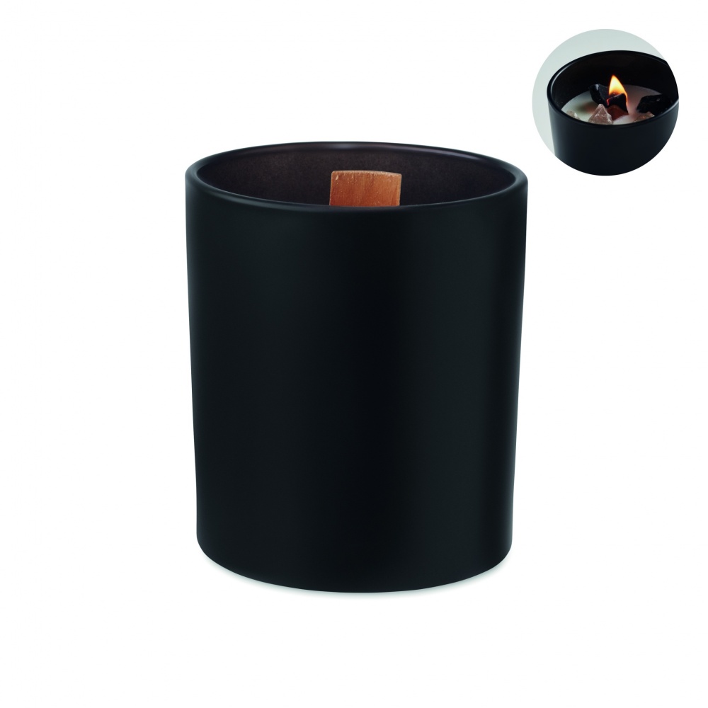 Logo trade advertising products picture of: Plant based wax candle 200 gr