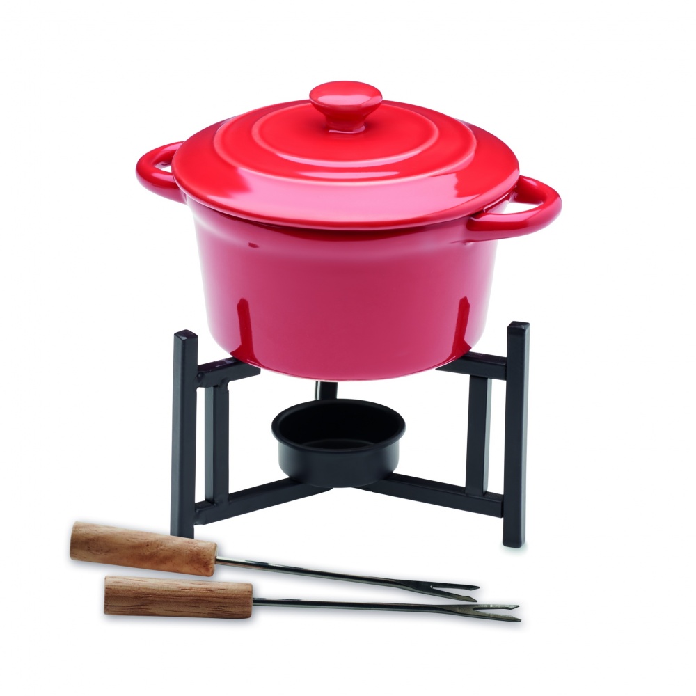 Logotrade promotional gift picture of: Ceramic fondue set 300 ml