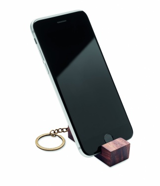 Logotrade promotional product picture of: Key ring with phone stand Hyvinkää