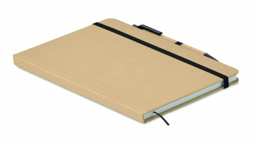 Logo trade advertising products image of: A5 notebook in recycled carton