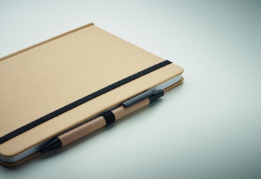Logo trade promotional products picture of: Caratil A5 notebook in recycled carton