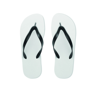 Logo trade promotional merchandise picture of: Sublimation beach slippers