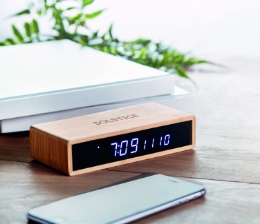 Logotrade business gift image of: Wireless charger in bamboo 5W