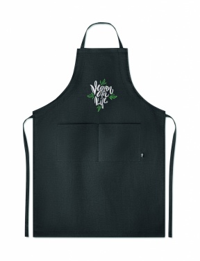 Logo trade business gift photo of: Hemp adjustable apron 200 gr/m²