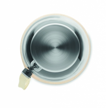 Logo trade promotional merchandise image of: Glass bottle in pouch 500ml