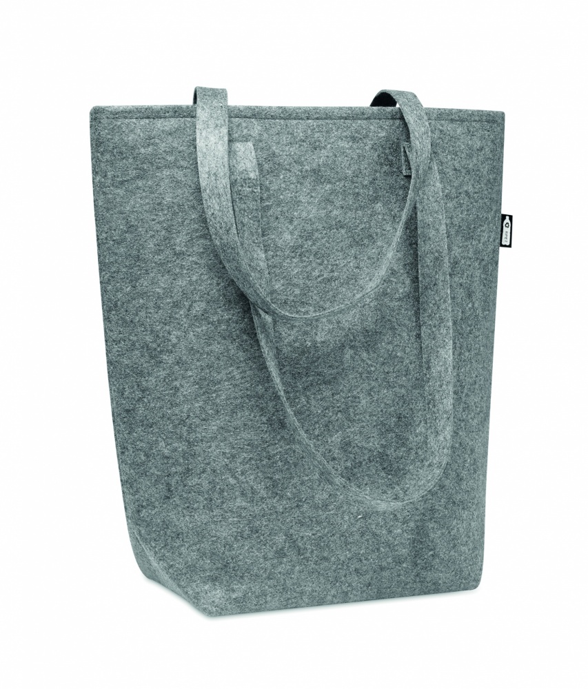 Logotrade promotional item picture of: RPET felt shopping bag
