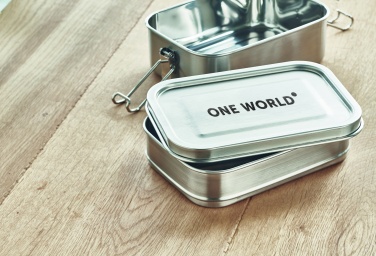 Logo trade advertising products picture of: Stainless steel lunch box