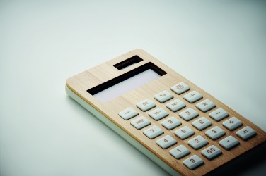 Logotrade promotional merchandise image of: 12 digit bamboo calculator