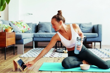 Logo trade promotional product photo of: Fitness yoga matt rope and bag