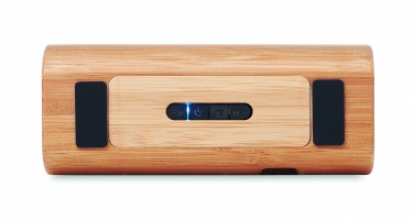 Logo trade promotional items picture of: Wireless bamboo speaker 2x5W