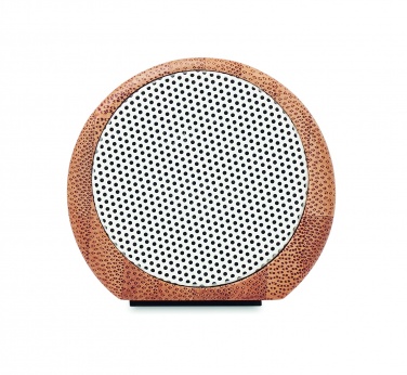 Logo trade promotional products picture of: Wireless bamboo speaker 2x5W