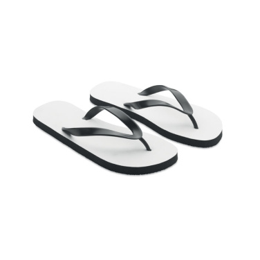Logo trade promotional giveaways image of: Sublimation beach slippers