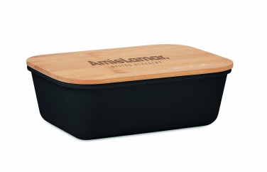 Logo trade advertising products image of: Lunch box with bamboo lid