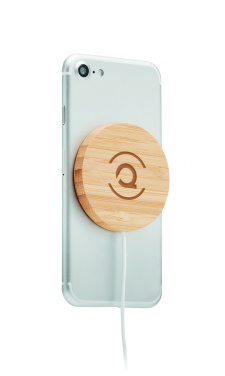 Logo trade advertising products picture of: Magnetic Wireless charger 10W