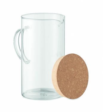 Logo trade promotional item photo of: Borosilicate glass decanter 1L