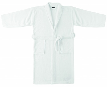 Logo trade promotional gifts picture of: Bathrobe organic cotton XL/XXL