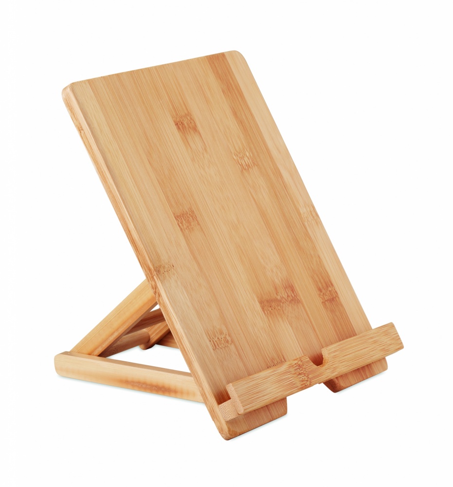 Logo trade business gifts image of: Bamboo tablet stand TUANUI