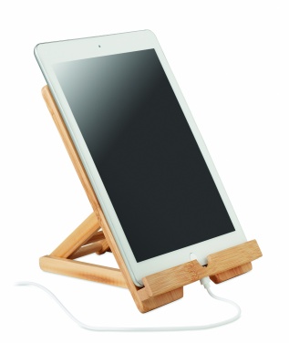Logo trade promotional products picture of: Bamboo tablet stand TUANUI