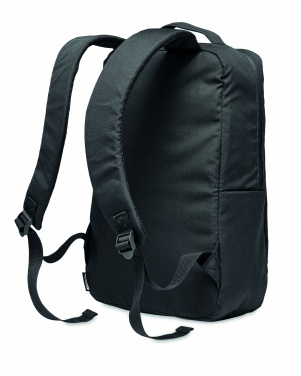 Logo trade promotional merchandise image of: Laptop backpack in 300D RPET