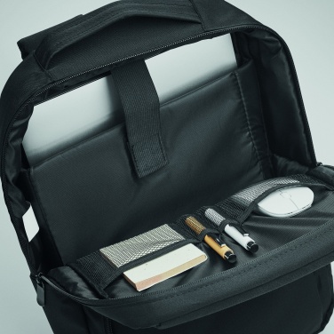 Logotrade promotional item picture of: Laptop backpack in 300D RPET
