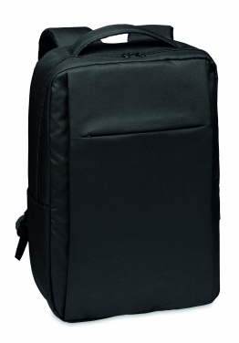 Logo trade promotional merchandise picture of: Laptop backpack in 300D RPET