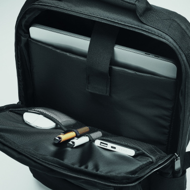 Logo trade promotional products picture of: Laptop backpack in 300D RPET