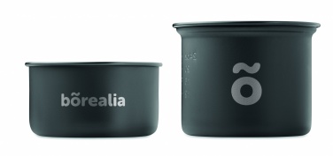 Logotrade promotional product picture of: 2 camping pots with cutlery