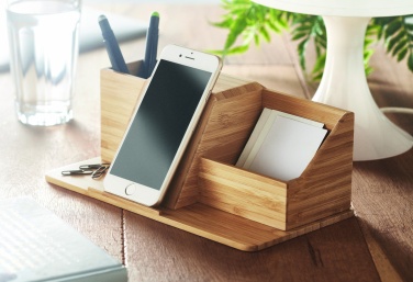 Logo trade corporate gift photo of: Desktop wireless charger  10W GROOVY