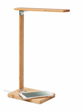 Logo trade advertising products image of: Desktop light and charger 10W