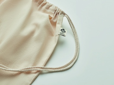 Logotrade advertising products photo of: Organic cotton drawstring bag