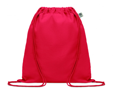 Logo trade promotional item photo of: Organic cotton drawstring bag