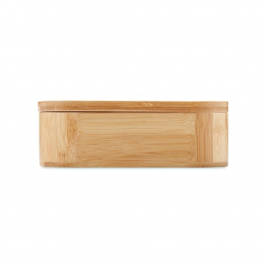 Logo trade business gifts image of: Bamboo lunch box 650ml LADEN