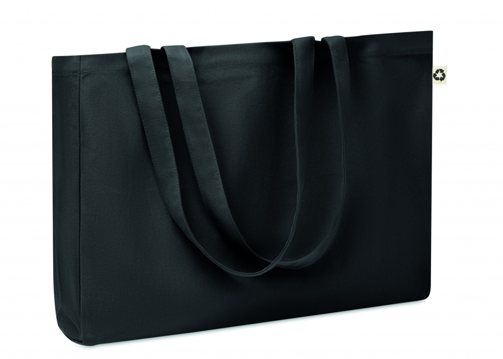 Logo trade advertising product photo of: Canvas Recycled bag 280 gr/m²