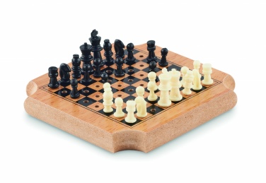 Logo trade promotional gifts image of: 4-piece coaster game set