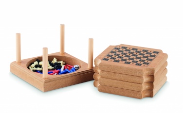 Logotrade promotional gift image of: 4-piece coaster game set