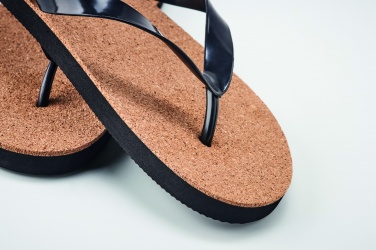 Logo trade promotional merchandise photo of: Cork beach slippers L