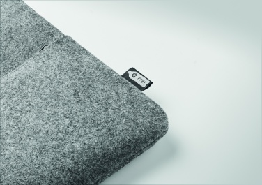 Logotrade promotional giveaways photo of: RPET felt zipped laptop bag