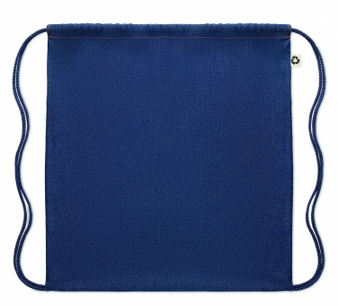 Logo trade promotional items image of: Recycled denim drawstring bag