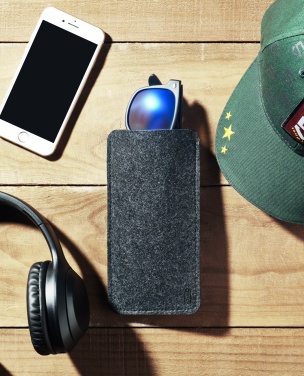 Logo trade advertising product photo of: RPET felt glasses case