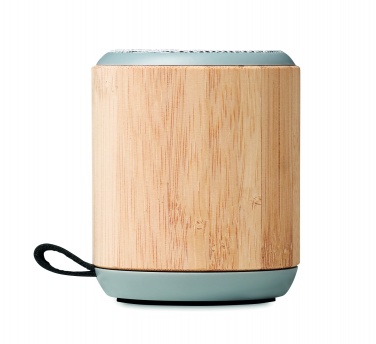 Logo trade promotional giveaways picture of: 5.3 wireless bamboo speaker