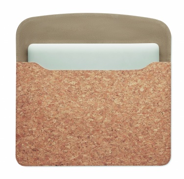 Logotrade advertising products photo of: Cork laptop bag magnetic flap