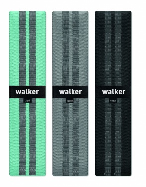 Logotrade promotional item picture of: Set of 3 fitness bands in pouch