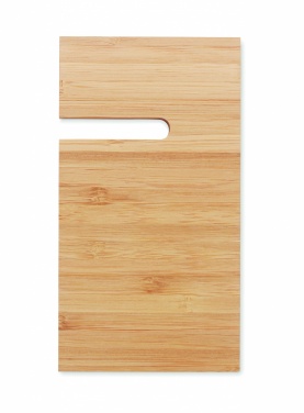 Logo trade promotional item photo of: Bamboo desk phone stand